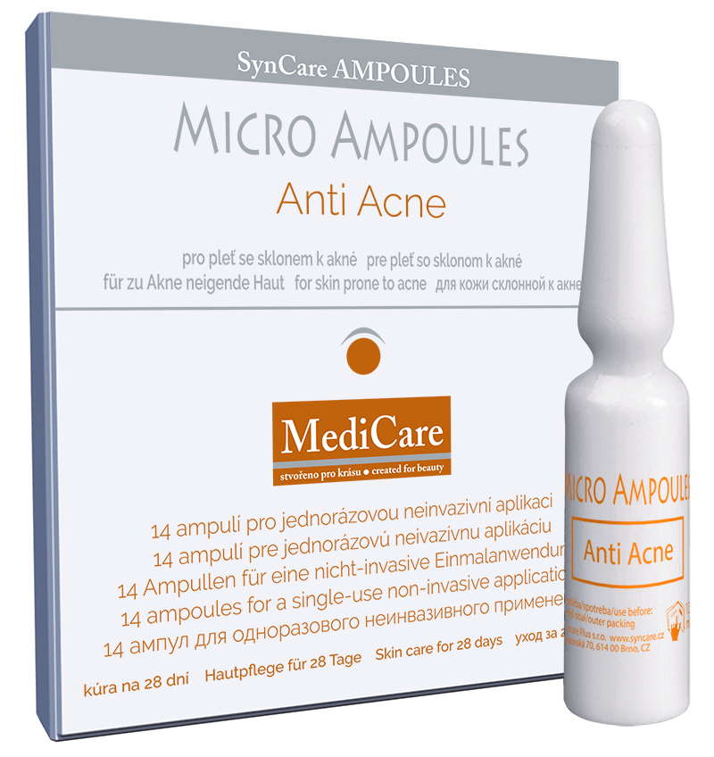 SynCare Micro Ampoules Anti Acne - kůra 28 dnů