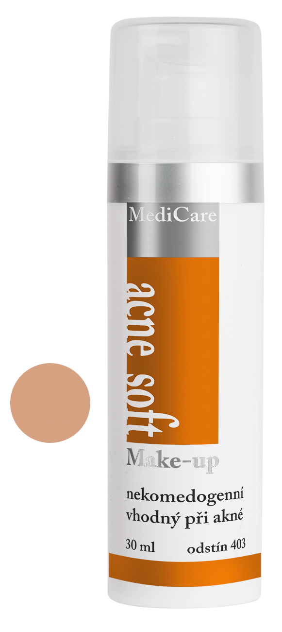 Acne Soft  Make-up krycí make-up při akne vzorek, odstín 403