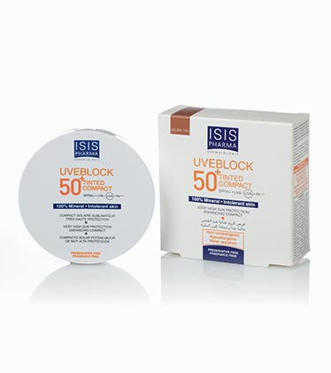 ISIS UVEBLOCK 50+  Tinted Compact Medium 10 g