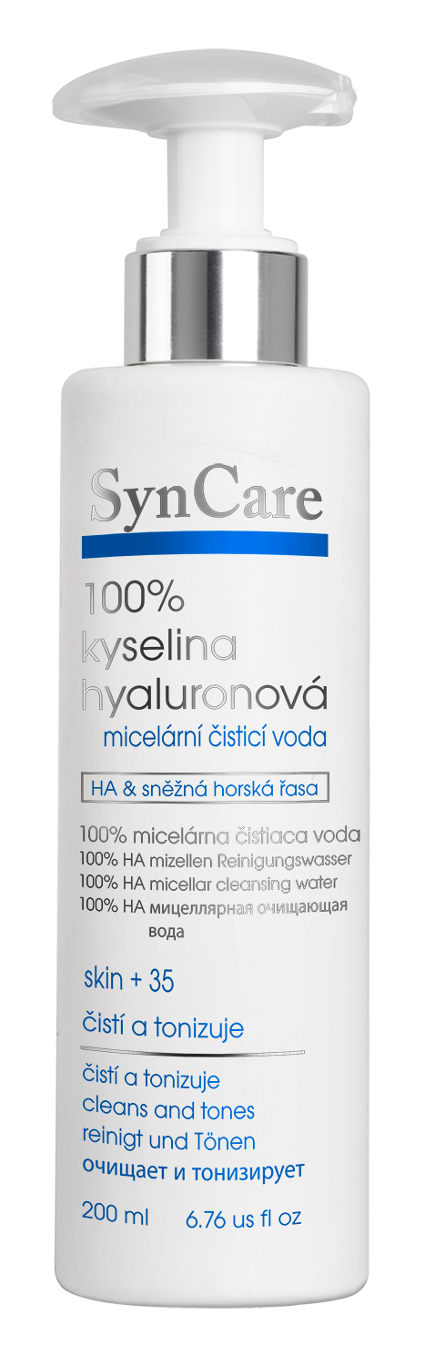 Syncare Micelární čisticí voda s kyselinou hyaluronovou 200 ml